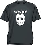 WWJD? What Would Jason Do HOCKEY MASK Logo Kids T Shirt 2T thru Youth XL