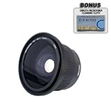 .42x HD Super Wide Angle Panoramic Macro Fisheye Lens For The Kodak Easyshare Z612, Z712, Z812, Z1012, Z8612 IS Digital Cameras