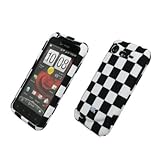 EMPIRE Black and White Checkers Rubberized Design Hard Case Cover for Veriz ....