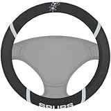 FANMATS NBA San Antonio Spurs Polyester Steering Wheel Cover