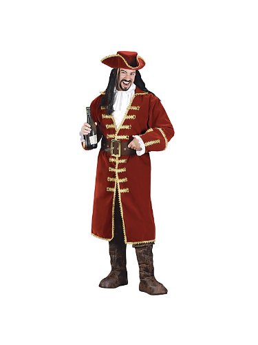 Captain Black Heart Pirate Costume - Adult Std.