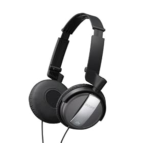 Sony MDRNC7 BLK Noise Canceling on-ear headphones (Black) by Sony