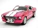 1967 Ford Mustang Shelby GT500E Eleanor diecast model car 1:18 scale die cast by Shelby Collectibles - Chrome Red DC500ELC03