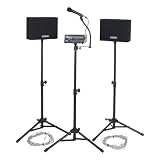 AmpliVox Sound Systems Portable Voice Carrier PA System w/ Wireless Microphones