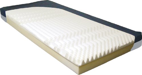 Drive Medical Therapeutic 5 Zone Support Mattress, White, 35" x 80" x 5. 5"