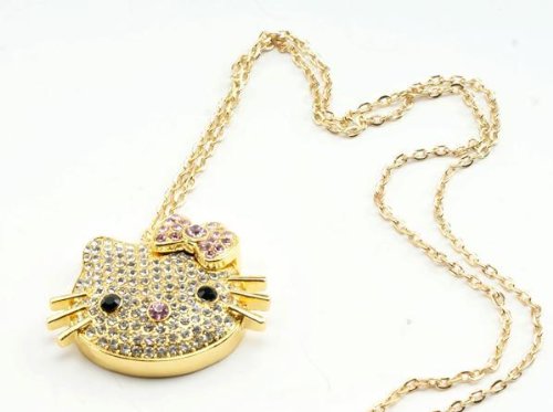 Drive  Necklace Kitty Flash Memory Jewelry For Girls  