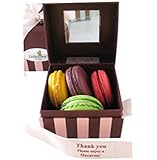 Macarons 4 Quantities, 4 Signature Flavors Baked to Order 50% Organic - we already gift wraped it for you - Box may vary
