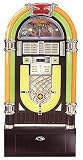 Crosley CR12-10 Full Size 10 CD Jukebox with Storage Base