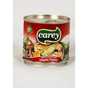 Green Pickled Slice Jalapeno Peppers Whole Mexican Spicy Chile Gourmet Food Mexico Salsa... by Productos Carey, S.A. DE C.V.