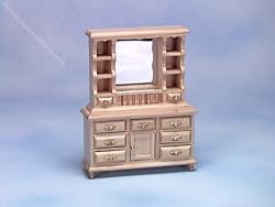 Miniature Pine Dresser with Mirror
