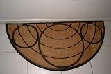 FRANK LLOYD WRIGHT Marin Co, CA Bannister Design Community Center Natural Coir Fiber 48"L x 24" OVER SIZED