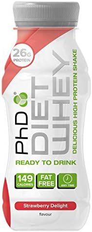 Diet Whey 330 ml Strawberry Ready To Drink Protein Milkshake by Diet Whey