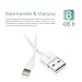 [Apple MFI Certified] Scable(TM) 3 Pack 8 Pin Lightning to USB Sync and Charging Cable Connector with Authentication Chip Ensures Fast Charging and No Annoying Error Messages (White)