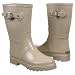 Michael Kors Mk Croco Mid Rain Boot - Black