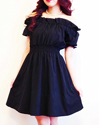 【 Mitchie & Mary 】 オフショルダー ワンピース フリル ワンピ ドレス レディース フレア