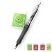 Official Angry Birds 0.50mm Mechanical Pencil and ONE RANDOM Block Eraser SET - BLACK ANGRY BIRD PENCIL