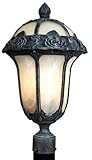 IMAGE OF Special Lite Products Rose Garden F-3710-VG/AB Large Post Mount Light, Verde Green