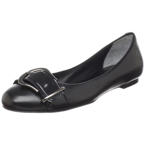 Cole Haan Women's Air Olivia Tant Bckl Ballet Flat,Black,6 2A US