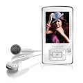 Transcend MP3-/Video-Player 8GB (6,1 cm (2,4 Zoll) Display, USB 2.0, microSDHC Slot) wei�