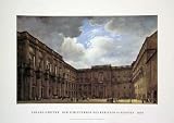 Der Schluterhof, 1830 by E Gartner. Size 19.50 X 27.00 Art Poster Print on Canvas