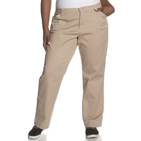 Lee Jeans Women's Plus Comfort Straight Leg Casual Pant