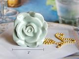 1 of Gorgeous Celadon Rose Porcelain Ceiling Lighting Fan Pull