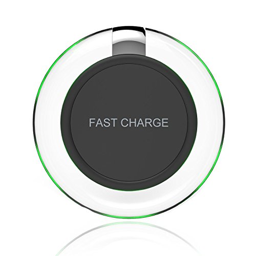 Fast Wireless Charger,Yootech Fast Charge QI Wireless charging pad for Samsung Galaxy S7,Galaxy S7 Edge, Note 5, Galaxy S6 Edge Plus[Adaptive Fast Charger NOT Included]