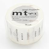 カモ井加工紙 mt ex 世界の言葉 ありがとう R 30mm幅×10m巻き MTEX1P57