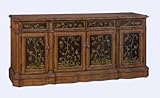 Credenza With Japanese Rose Garden Motif