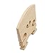 Andoer 5pcs * 3/4 Violin Bridge Maple 36mm in Height 3mm in Thickness Exquisite Workmanship