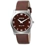 Invicta Men's 5138 Slim Collection Round Brown Leather Watch