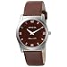 Invicta Men's Slim Collection Round Brown Leather Watch #5138