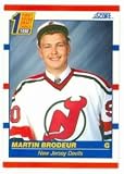 Martin Brodeur hockey card 1990 Score #439 (New Jersey Devils) Rookie Card