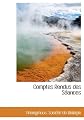 Comptes Rendus des Séances (French Edition)