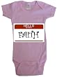 HELLO MY NAME IS FAITH - Name-series - White Or Pink Onesie / Baby T-shirt