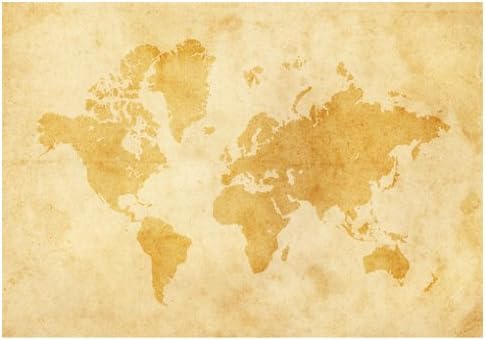 Photo wall mural no.92 VINTAGE WORLDMAP 157.48"x110.24" Wallpaper, wall art, wall decor, World Map, Antique, world, earth, continents, beige, low-priced