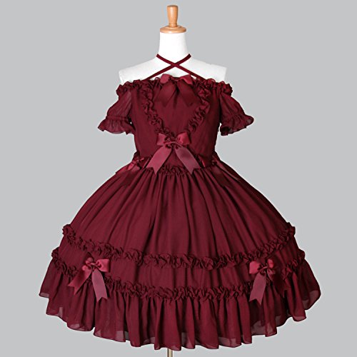 (アンドロミオ) AND ROMEO ふんわりベアトップワンピ ボルドー