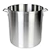 Thunder Group 60 Quart Aluminum Stock Pot, Silver