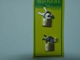 BRASS PADLOCK 20MM X 2 PACK Free Shipping