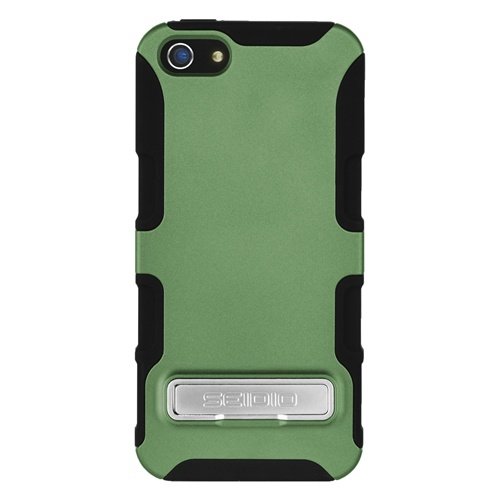 Seidio CSK3IPH5K-GN DILEX Case with Metal Kickstand for use with Apple iPhone 5 - Sage