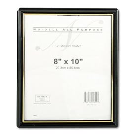 FRAME,8 X 10,PLASTIC,BK by Bookcases