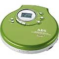 AEG CDP 4212 CD-/MP3-Player Discman gr�n