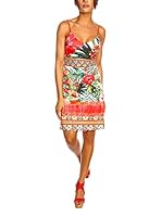 Spring Style Vestido Claudia (Fucsia / Verde)