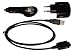 4in1-zubeh&ouml;r-SET LADEKABEL KFZ-LADEKABEL DATENKABEL USB f&uuml;r SANDISK SANSA E200 u.a.