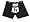 100% Canadian Black boxer shorts for men - Small
