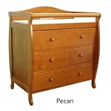 Athena Grace 3 Drawer Changer, Pecan