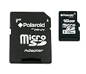 Polaroid Micro SD 16 GB Class 2 Card (P-SDU16G2-FS/POL)