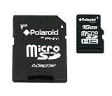 Polaroid Micro SD 16 GB Class 2 Card (P-SDU16G2-FS/POL)
