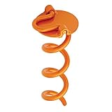 Liberty Outdoor ANCHFR8-ORG-A Folding Ring Spiral Ground Anchor, Orange, 8-Inch [並行輸入品]