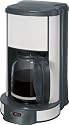 LUXUS KAFFEEMASCHINE MIT GLASKANNE UND EDELSTAHL GEHÄUSE EINLAGEN FÜR 10 TASSEN 1 LITER MIT EXTRASTARKEN 1000 WATT IM EDLEM WEISS NEU + OVP